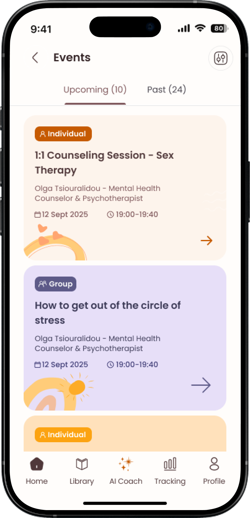 Live webinars and group sessions